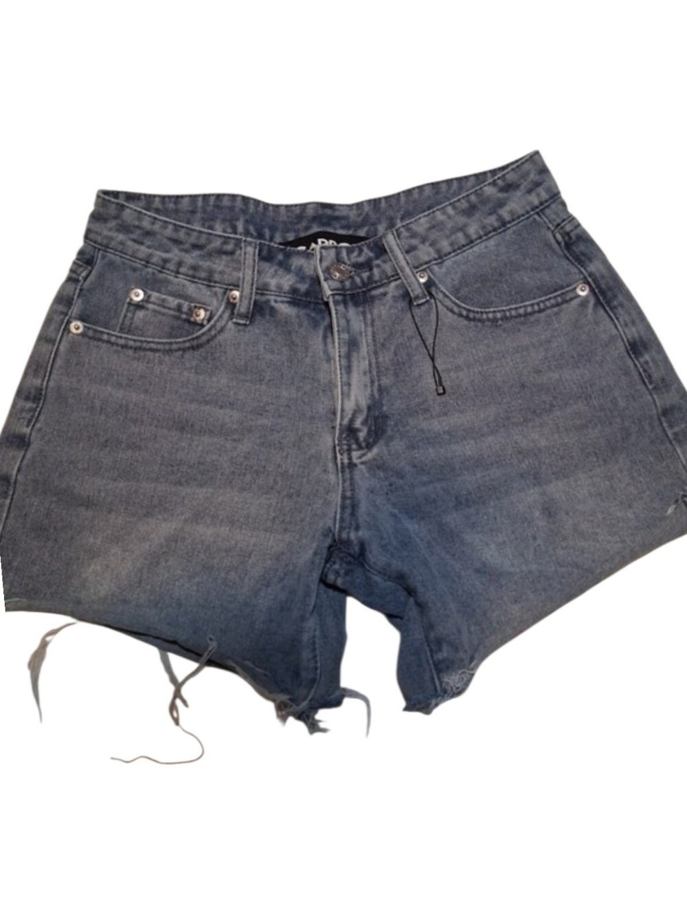 Carbon Light Wash Denim Cutoff Shorts - Size 3 Streetwear Casual Classic Outing